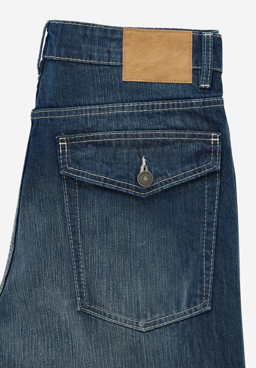 Cotton On - Super Baggy Jean - Shibuya Blue