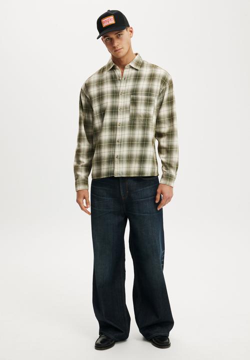 Cotton On - Tribeca Long Sleeve Shirt - Acid Check