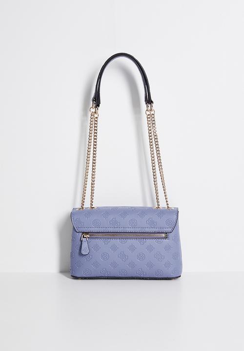 GUESS - Dita Convertible Crossbody Flap - Blue