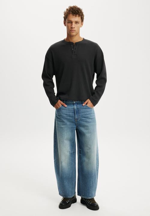 Cotton On - Baggy Balloon Jean - Ono Blue