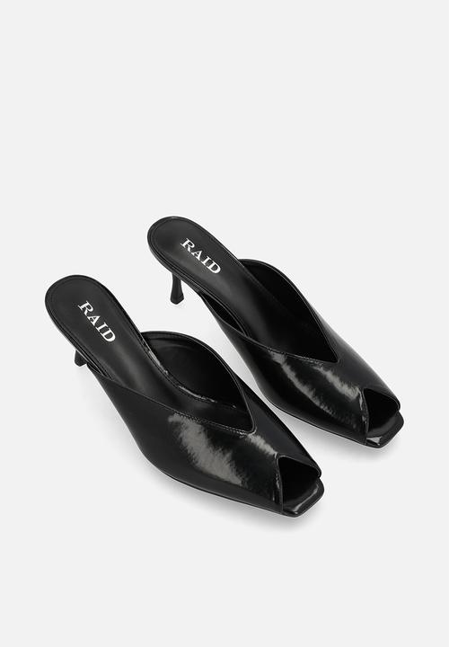 Raid London - Sonika stiletto mule heel - black 