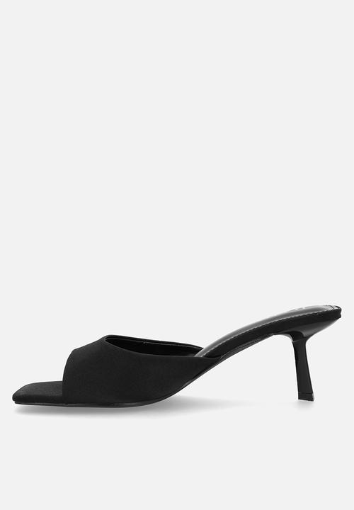 Raid London - Rochi stiletto mule heel - black