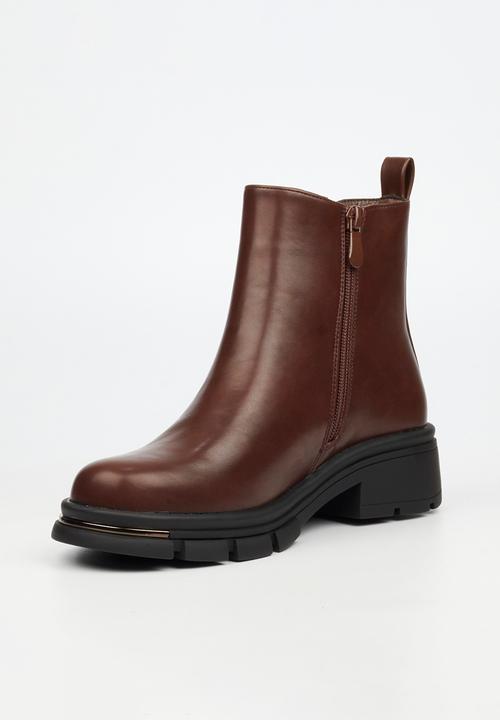 Rock & Co - Static 2 chelsea ankle boot - chocolate