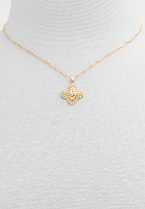 ALDO - Leylia Gold/Clear Multi Necklace
