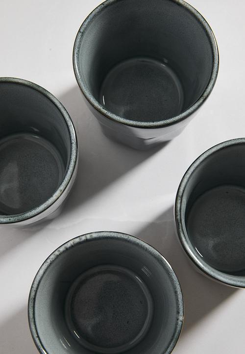 Excellent Houseware - Glazey 16piece  dinnerware set - blue