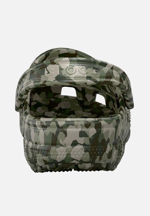 Crocs - Classic Confetti Clog - Army Green/Multi