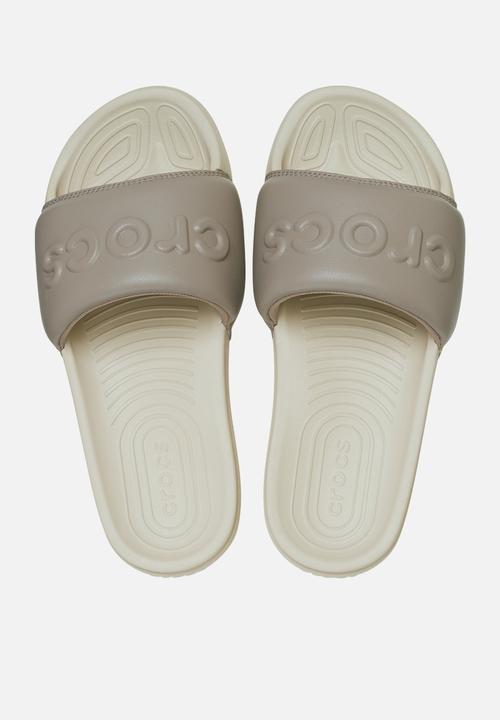 Crocs - Crocs All Day Slide W - Bone/Taupe