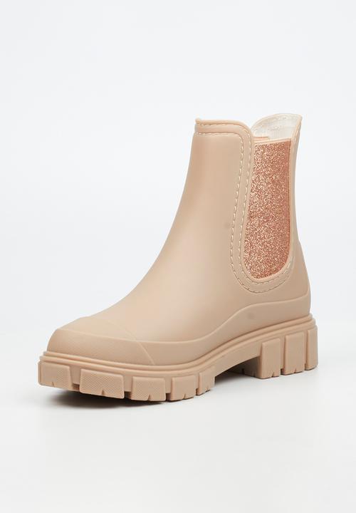 Viabeach - Dew 1 chelsea rain boot - taupe