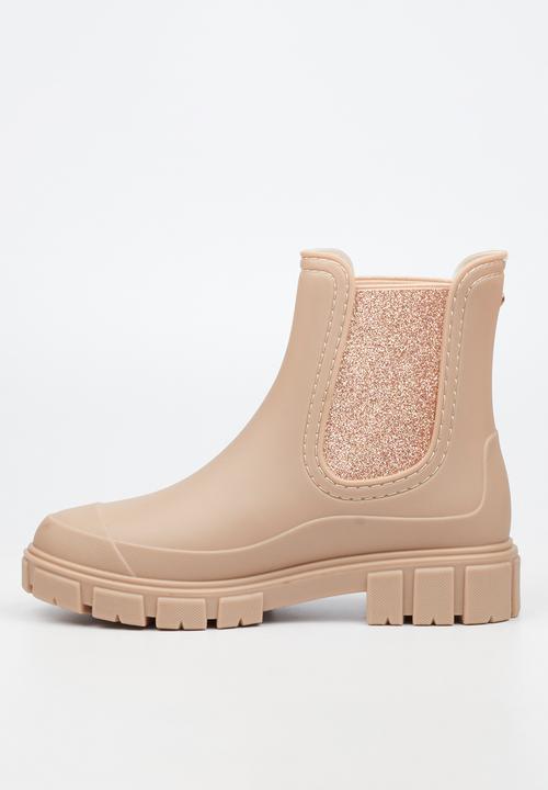 Viabeach - Dew 1 chelsea rain boot - taupe