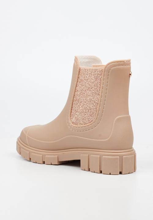 Viabeach - Dew 1 chelsea rain boot - taupe