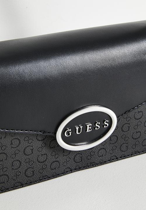 Gracia convertible crossbody flap bag- coal