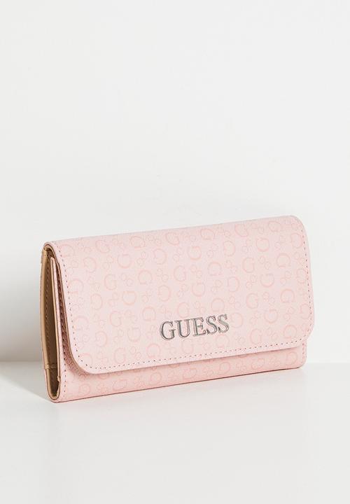 GUESS - Abbas Slg Slim Clutch - Rose