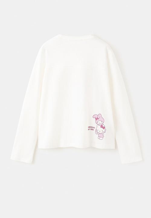 MANGO - Camiseta - Natural