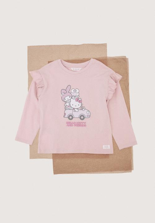MANGO - Camiseta - Pink