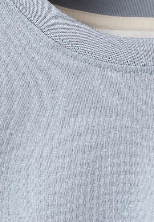 MANGO - Camiseta - Medium Blue
