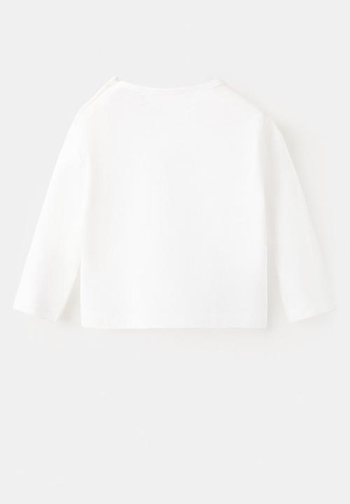MANGO - T-Shirt FAMILY - Natural