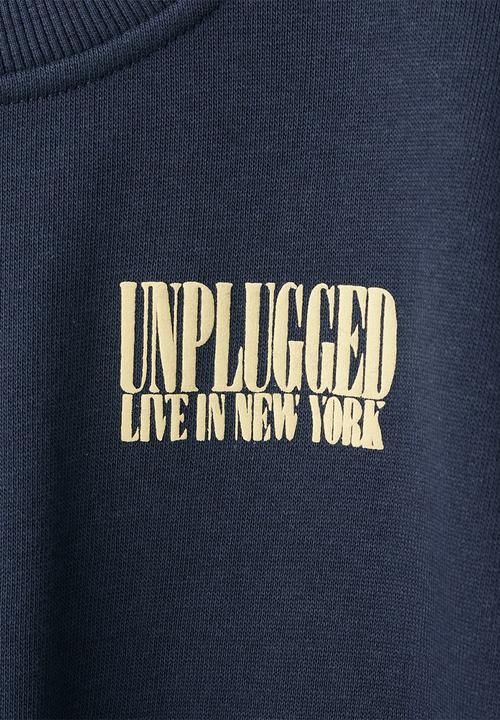 MANGO - Sudadera - Navy