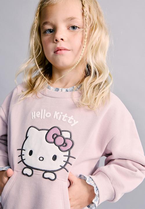 MANGO - SWEATSHIRT HKKITTY - medium pink