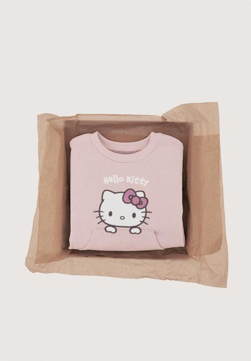 MANGO - SWEATSHIRT HKKITTY - medium pink