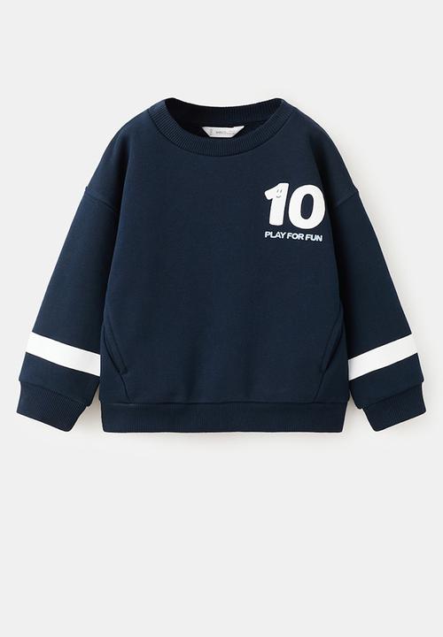 MANGO - Sweatshirt dsoccer - Navy