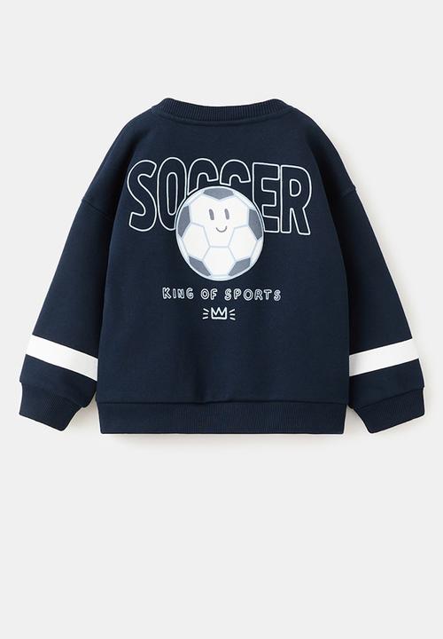 MANGO - Sweatshirt dsoccer - Navy