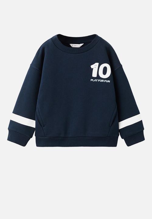 MANGO - Sweatshirt dsoccer - Navy