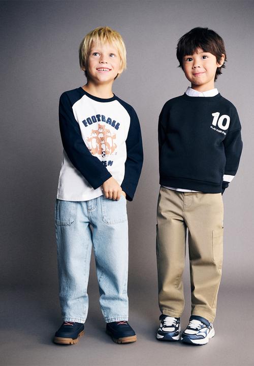 MANGO - Sweatshirt dsoccer - Navy
