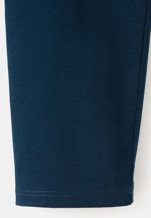 MANGO - Leggings - Navy