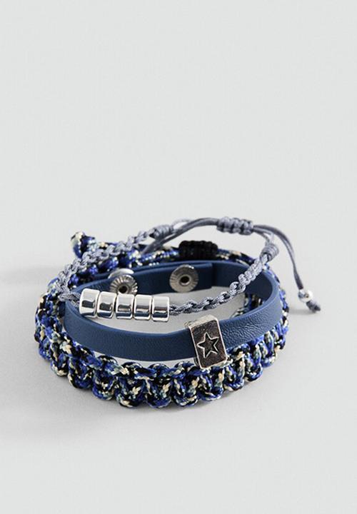 MANGO - Pulsera - Navy