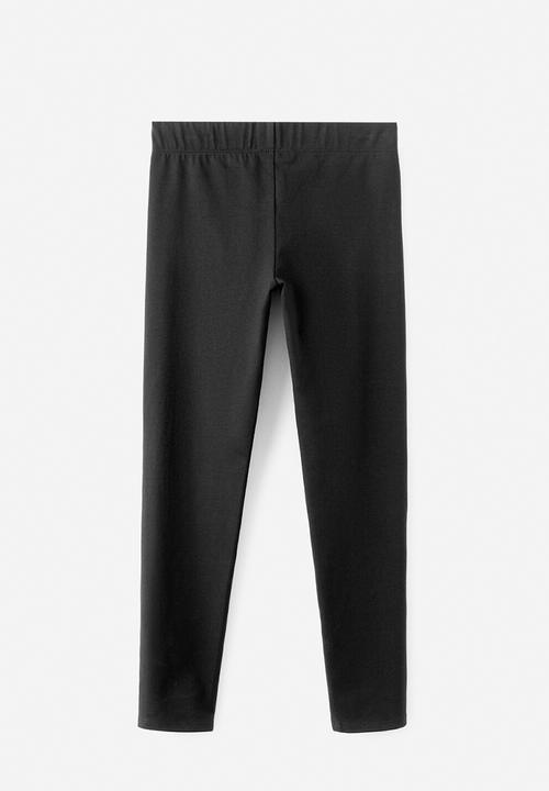 MANGO - Leggings - black