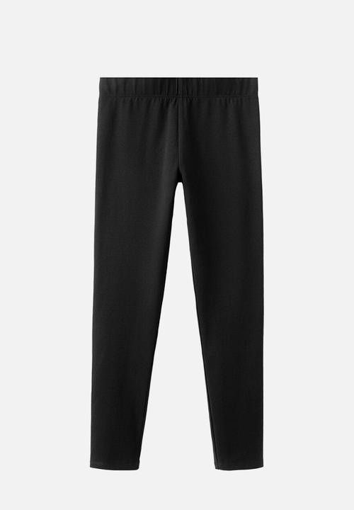 MANGO - Leggings - black