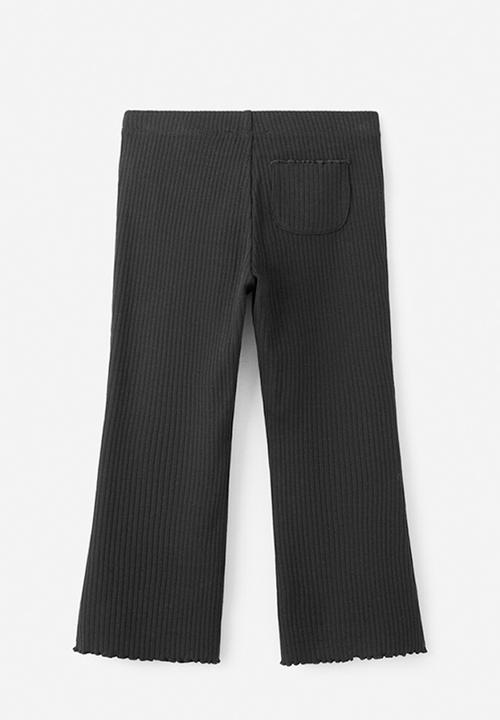 MANGO - Flared Leggings - black
