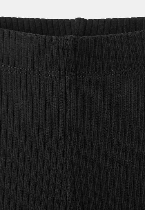 MANGO - Flared Leggings - black