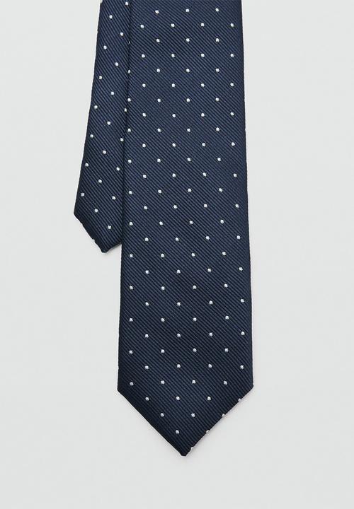 MANGO - Corbata - Navy