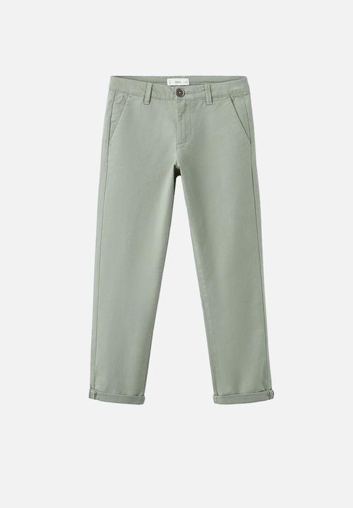 MANGO - Pantalon - Beige/Khaki