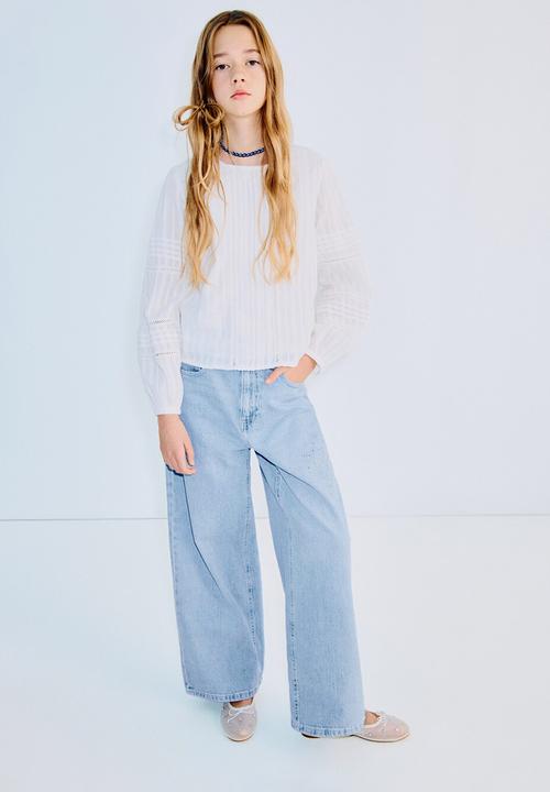 MANGO - Jeans ANABEL - Open Blue