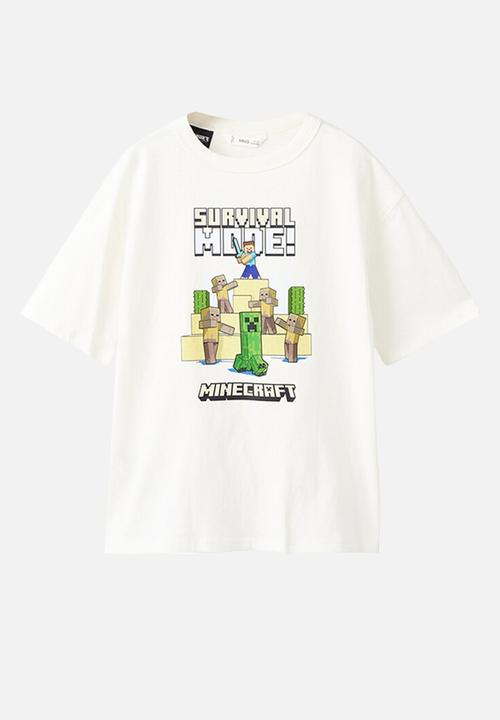 MANGO - Camiseta - Natural