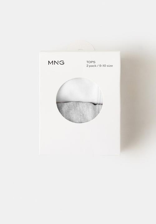 MANGO - Bras SEAM - Light Pastel Grey