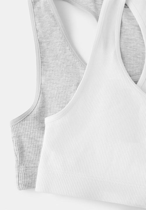 MANGO - Bras SEAM - Light Pastel Grey