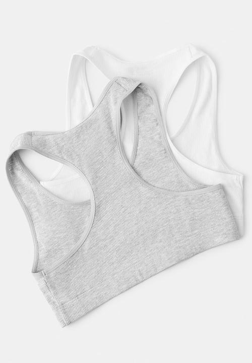 MANGO - Bras SEAM - Light Pastel Grey