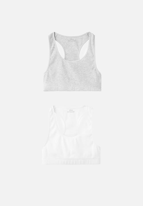 MANGO - Bras SEAM - Light Pastel Grey