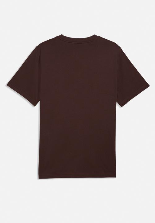 PUMA - ESS Small No.1 Logo centered Tee - Chocolate Brown