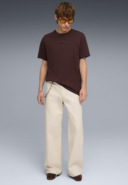 PUMA - ESS Small No.1 Logo centered Tee - Chocolate Brown
