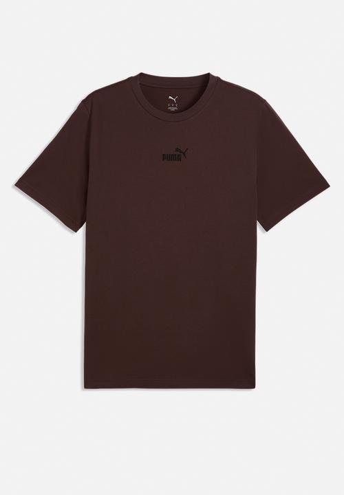 PUMA - ESS Small No.1 Logo centered Tee - Chocolate Brown