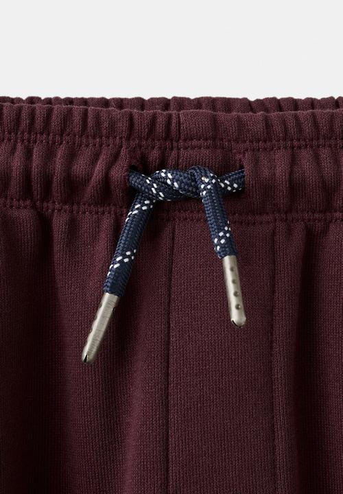 MANGO - Trousers FRESHZIP - Dark Red