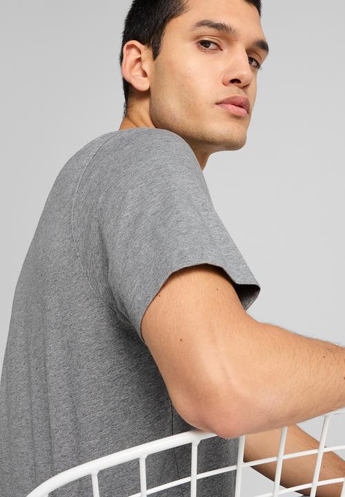 PUMA - ESS No. 1 Logo Tee M - Medium Gray Heather