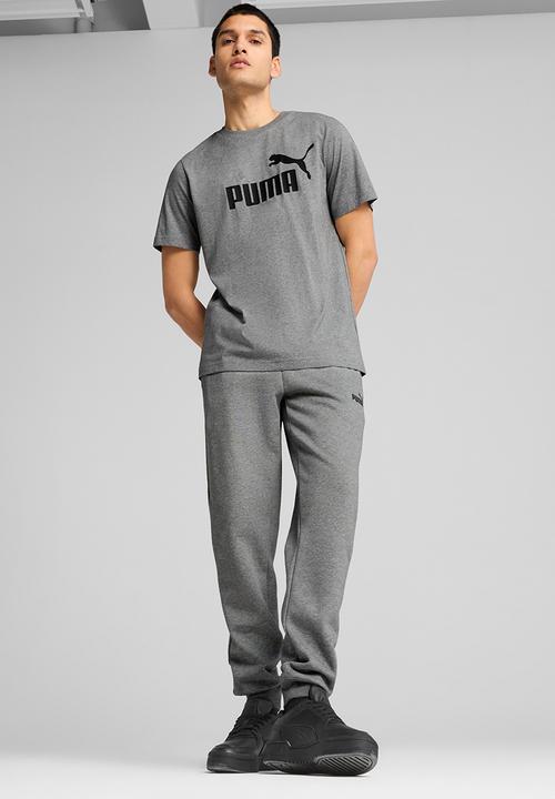PUMA - ESS No. 1 Logo Tee M - Medium Gray Heather