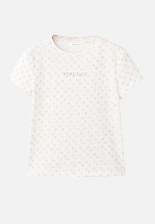 MANGO - Camiseta - Natural
