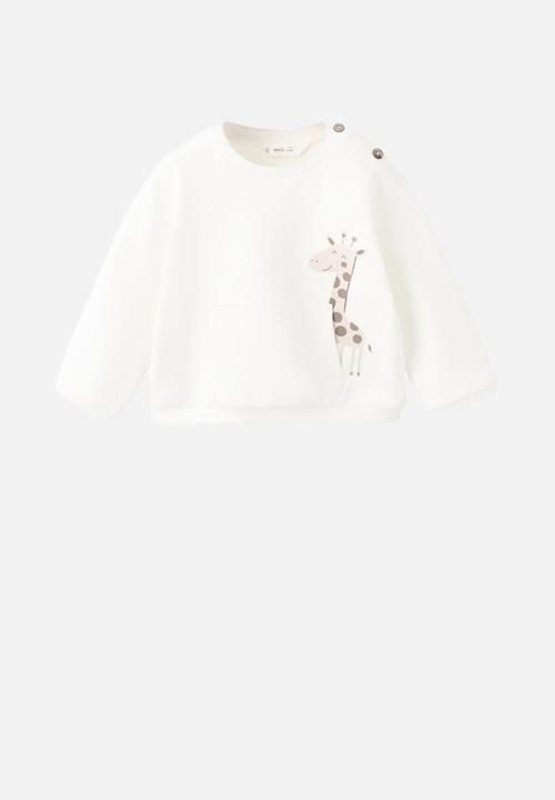 MANGO - Sweatshirt GIRAFFE - Natural