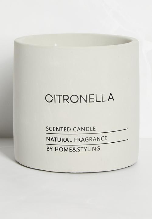 Citronella Candle - Cement